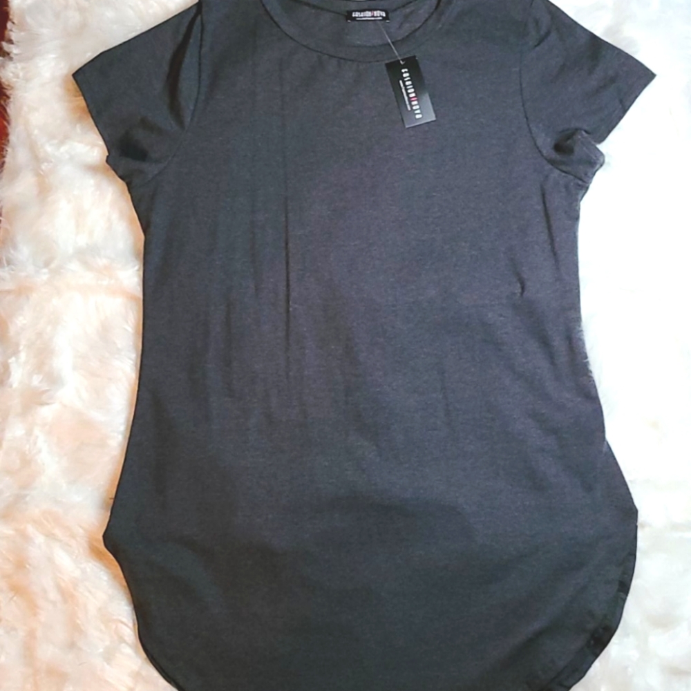 Fashion nova dark gray 3xl dress tunic plus new